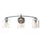Hello Honey® Robert Stevenson Lighting Adrian Metal & Clear Glass 3-Light Vanity